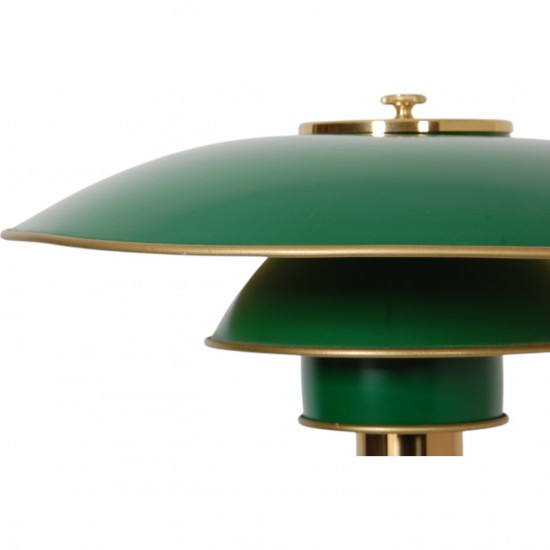 Poul Henningsen PH 3/2 bordlampe med grønne skærme