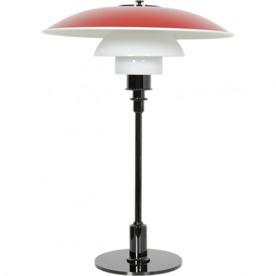 Poul Henningsen rød PH3½.2½ bordlampe