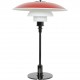 Poul Henningsen rød PH3½.2½ bordlampe