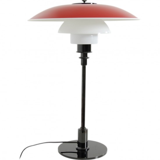 Poul Henningsen rød PH3½.2½ bordlampe
