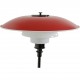 Poul Henningsen rød PH3½.2½ bordlampe