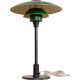 Poul Henningsen PH 3/2 of browned brass and with green metal shades