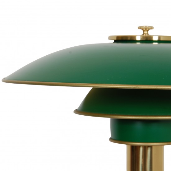 Poul Henningsen PH 3/2 green table lamp