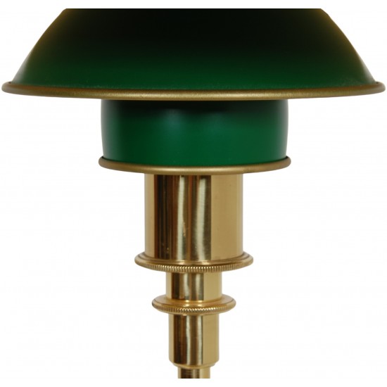 Poul Henningsen PH 3/2 green table lamp