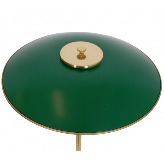 Poul Henningsen PH 3/2 green table lamp