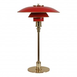 Poul Henningsen 3/2 Anniversary red table lamp Ø: 30