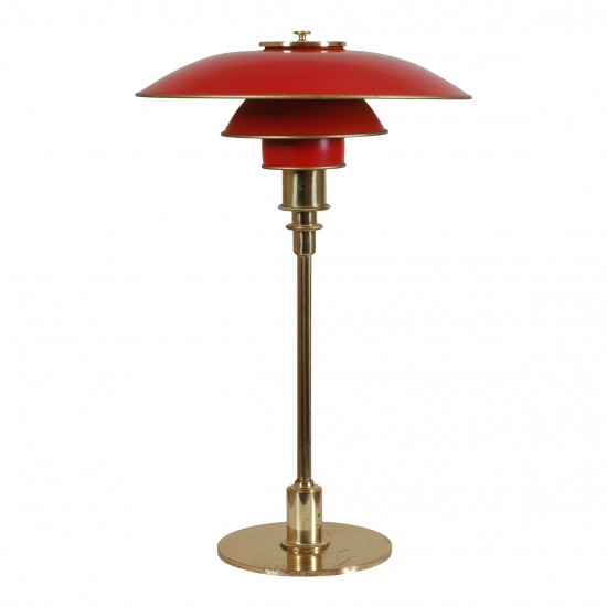 Poul Henningsen 3/2 Anniversary red table lamp Ø: 30