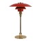 Poul Henningsen 3/2 Anniversary red table lamp Ø: 30