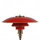 Poul Henningsen 3/2 Anniversary red table lamp Ø: 30