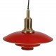 Poul Henningsen 3/2 Red Anniversary Pendant Lamp