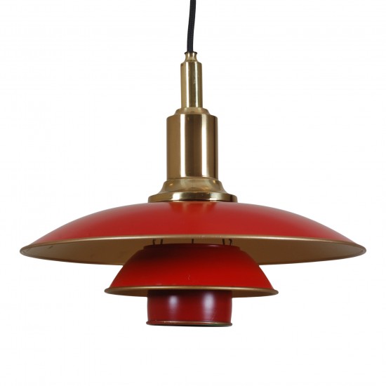 Poul Henningsen 3/2 Red Anniversary Pendant Lamp