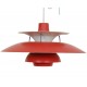 Poul Henningsen red PH 5 pendant 