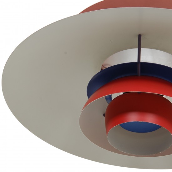 Poul Henningsen red PH 5 pendant 