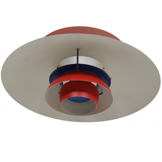 Poul Henningsen red PH 5 pendant 