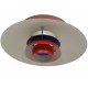 Poul Henningsen red PH 5 pendant 