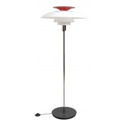 Poul Henningsen PH-80 floor lamp with a new top shade Poul Henningsen PH-80 floor lamp with a new top shade
