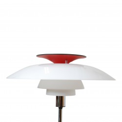 Poul Henningsen PH-80 floor lamp with a new top shade Poul Henningsen PH-80 floor lamp with a new top shade