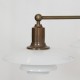 Poul Henningsen PH 2/1 Chandelier of browned brass