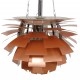 Poul Henningsen copper Artichoke lamp 48 Cm 