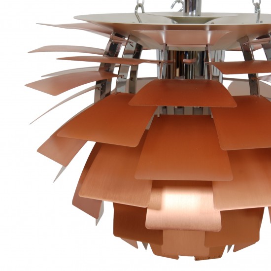 Poul Henningsen copper Artichoke lamp 48 Cm 