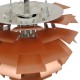 Poul Henningsen copper Artichoke lamp 48 Cm 