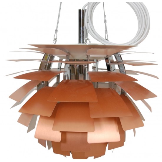 Poul Henningsen 48cm Artichoke lamp of Copper