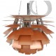 Poul Henningsen 48cm Artichoke lamp of Copper
