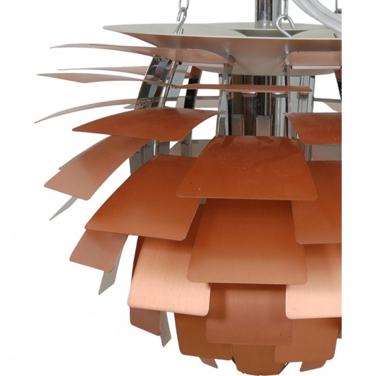 Poul Henningsen 48cm Artichoke lamp of Copper