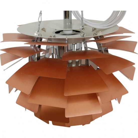 Poul Henningsen 48cm Artichoke lamp of Copper