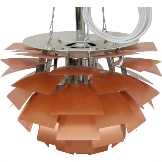 Poul Henningsen 48cm Artichoke lamp of Copper