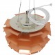 Poul Henningsen 48cm Artichoke lamp of Copper