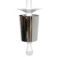Poul Henningsen nyrenoveret kobber Kogle lampe 84 Cm.