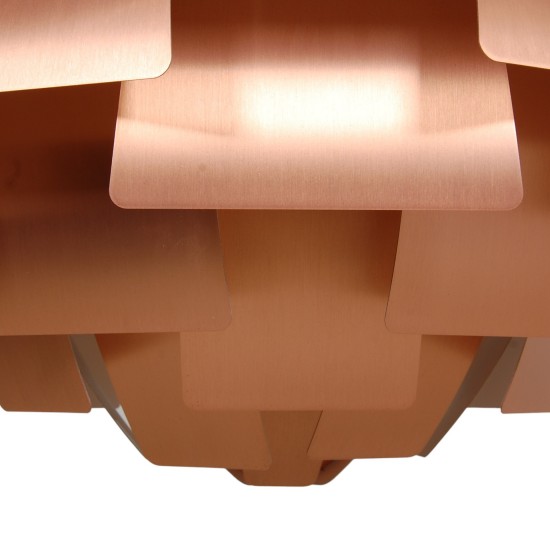 Poul Henningsen nyrenoveret kobber Kogle lampe 84 Cm.