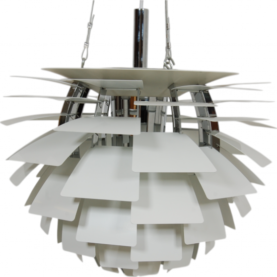 Poul Henningsen hvid Kogle lampe 48 Cm
