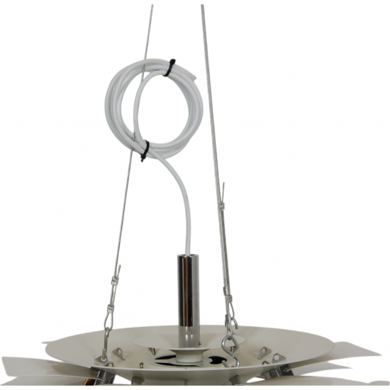 Poul Henningsen hvid Kogle lampe 48 Cm