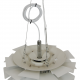Poul Henningsen hvid Kogle lampe 48 Cm