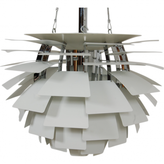 Poul Henningsen hvid Kogle lampe 48 Cm