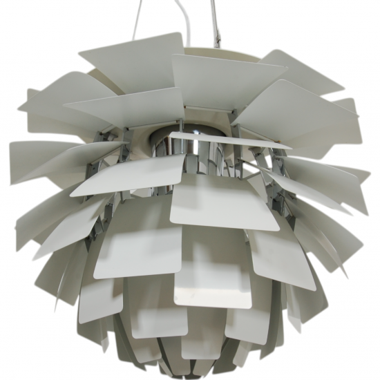 Poul Henningsen hvid Kogle lampe 48 Cm