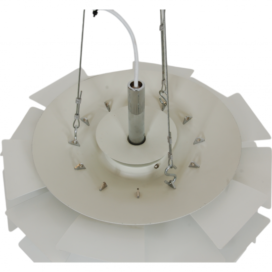 Poul Henningsen hvid Kogle lampe 48 Cm