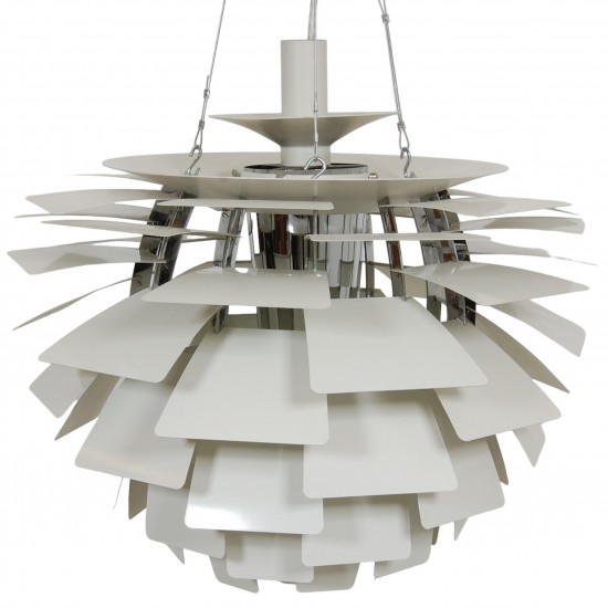 Poul Henningsen hvid Kogle lampe 60cm