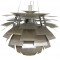 Poul Henningsen steel Artichoke lamp 72 Cm