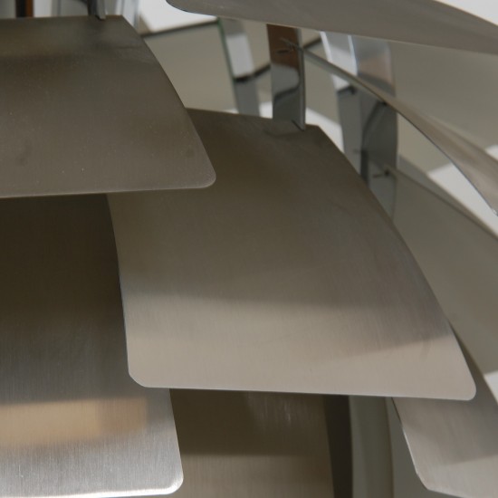 Poul Henningsen steel Artichoke lamp 72 Cm