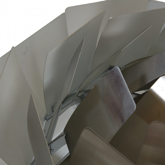 Poul Henningsen steel Artichoke lamp 72 Cm