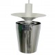 Poul Henningsen steel Artichoke lamp 72 Cm
