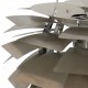 Poul Henningsen steel Artichoke lamp 72 Cm