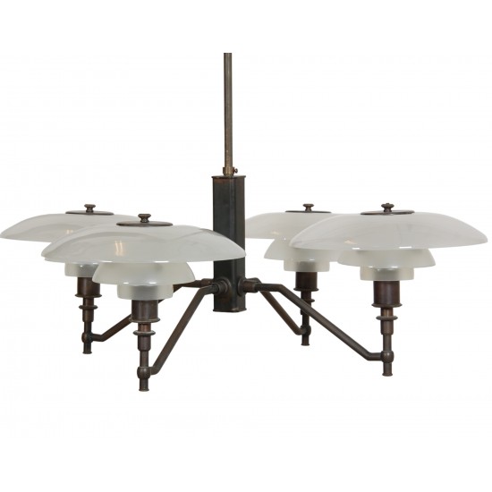 Poul Henningsen Academy chandelier PH3/2 from the 1930's