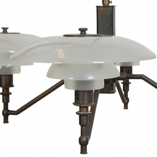 Poul Henningsen Academy chandelier PH3/2 from the 1930's