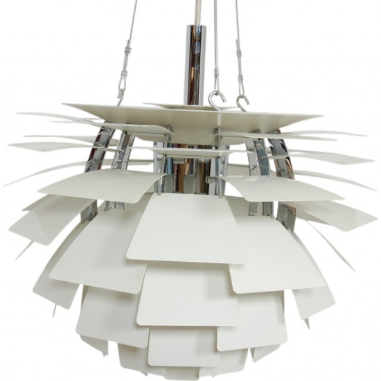 Poul Henningsen hvid Kogle lampe 48 Cm