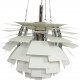 Poul Henningsen hvid Kogle lampe 48 Cm