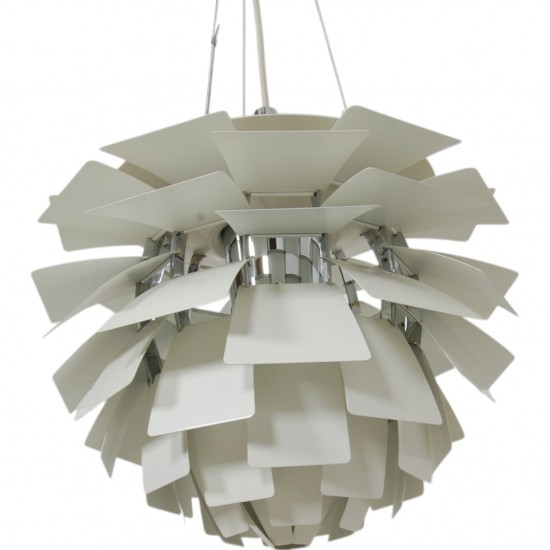 Poul Henningsen hvid Kogle lampe 48 Cm